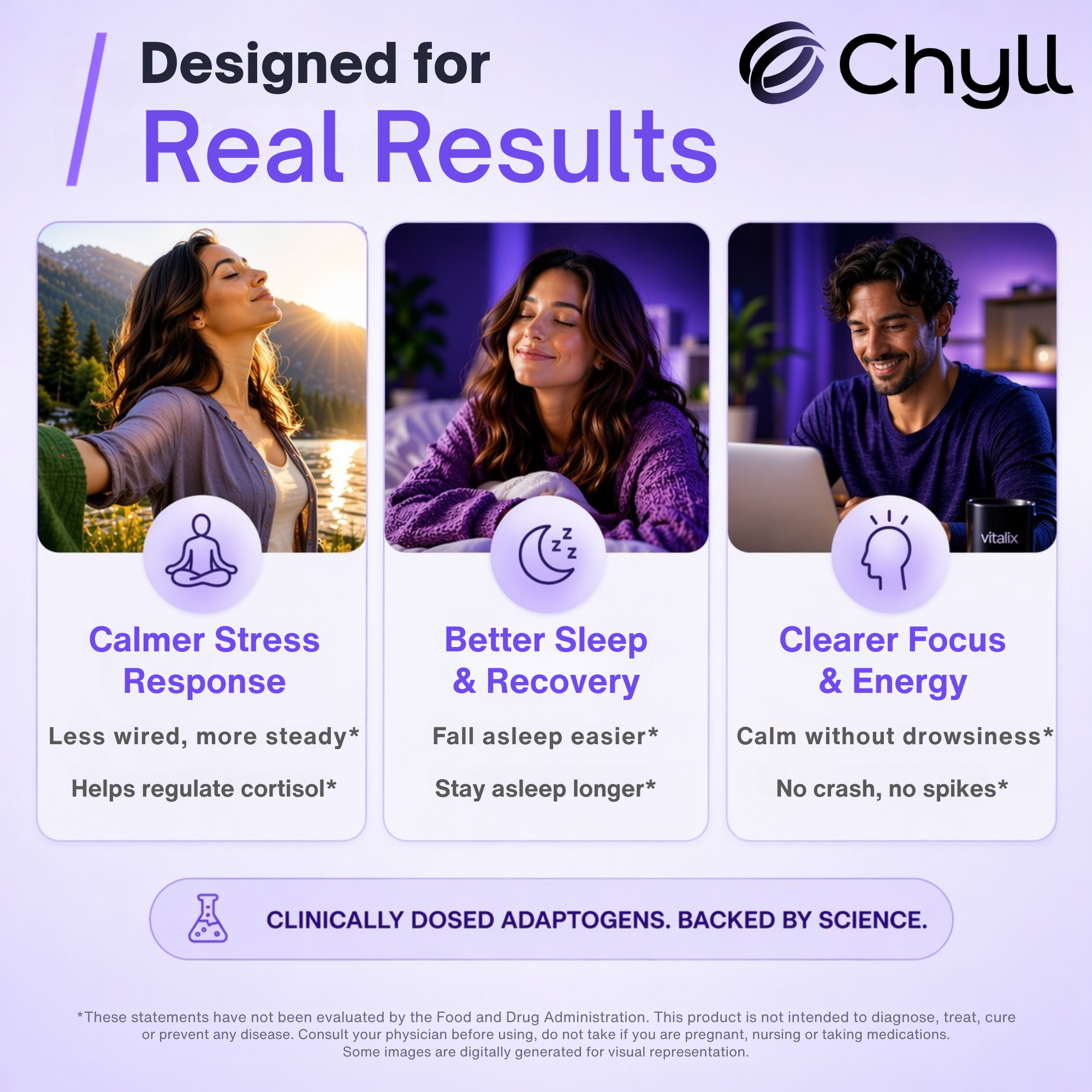 Chyll – Clinically Dosed Adaptogen Drink Mix for Calm, Focus &amp; Balance