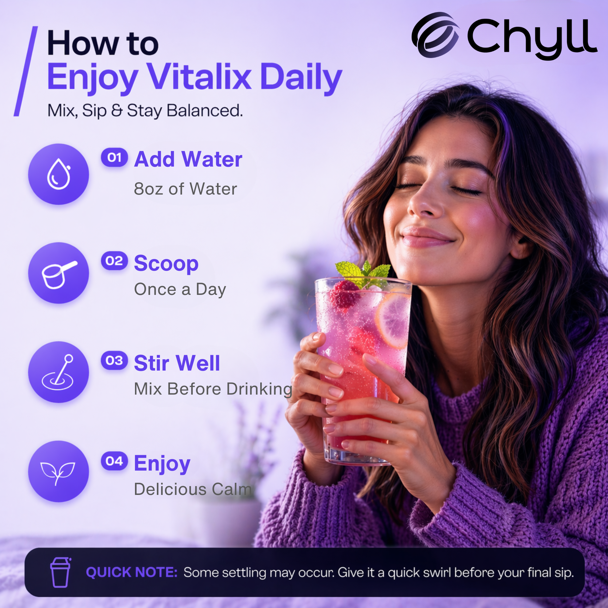 Chyll – Clinically Dosed Adaptogen Drink Mix for Calm, Focus &amp; Balance